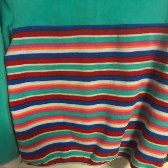 Lands End Kids Anyweather Fleece Snap Neck Pullover - Picture 8 of 9